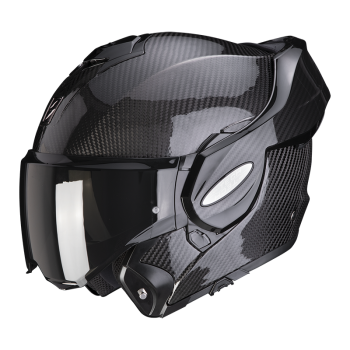 SCORPION casque modulaire EXO-TECH EVO CARBON SOLID moto scooter noir