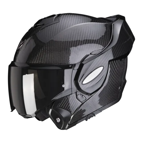 SCORPION casque modulaire EXO-TECH EVO CARBON SOLID moto scooter noir