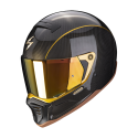 SCORPION helmet PREMIUM EXO-HX1 CARBON SE SOLID black gold