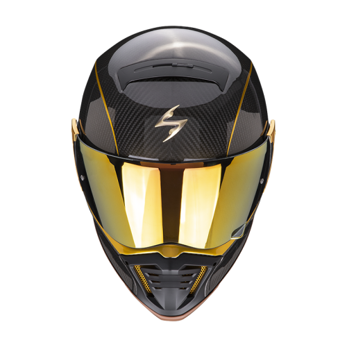 scorpion-casque-premium-integrale-exo-hx1-carbon-se-moto-scooter-noir-dore