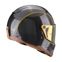 SCORPION helmet PREMIUM EXO-HX1 CARBON SE SOLID black gold