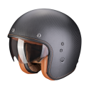 SCORPION casque PREMIUM jet BELFAST CARBON EVO SOLID moto scooter noir mat