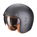 SCORPION helmet PREMIUM BELLFAST CARBON EVO SOLID jet moto scooter matt black