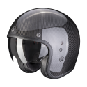 SCORPION casque PREMIUM jet BELFAST CARBON EVO SOLID moto scooter noir