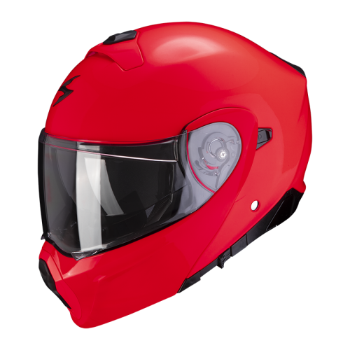 SCORPION helmet EXO-930 SOLID modular moto scooter neon red