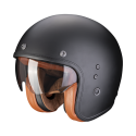 SCORPION casque jet BELFAST EVO LUXE moto scooter noir mat