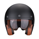 SCORPION casque jet BELFAST EVO LUXE moto scooter noir mat