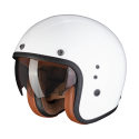 SCORPION casque jet BELFAST EVO LUXE moto scooter blanc