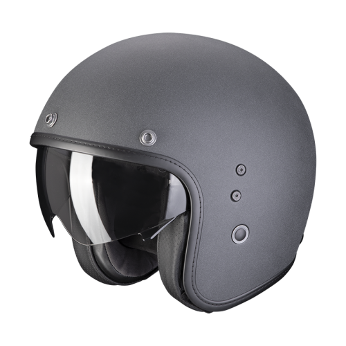 scorpion-helmet-belfast-evo-luxe-jet-moto-scooter-graphite-dark-grey