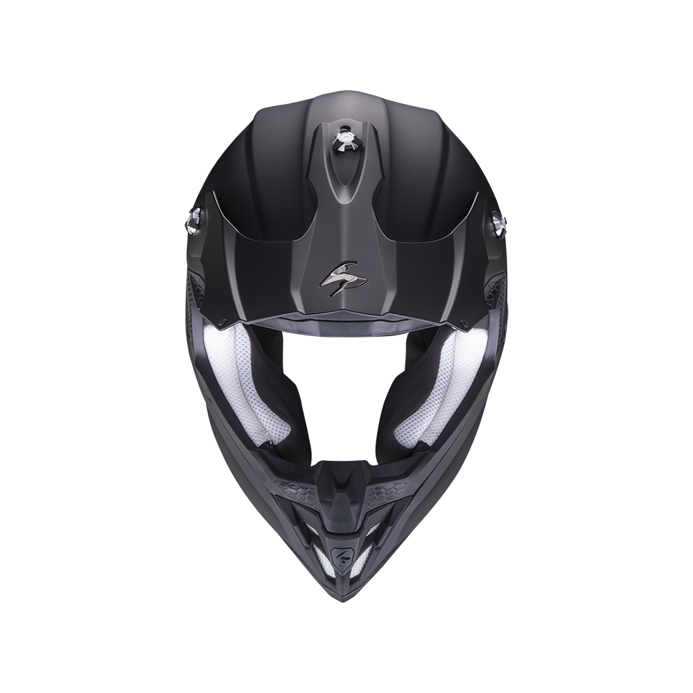 SCORPION casque cross VX-16 EVO AIR SOLID moto scooter noir mat