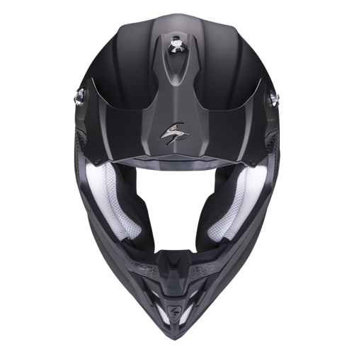 SCORPION casque cross VX-16 EVO AIR SOLID moto scooter noir mat