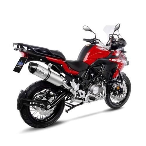 LEOVINCE BENELLI TRK 502 X / 2018 2022 LV ONE Evo INOX silencer EURO 5 14281E