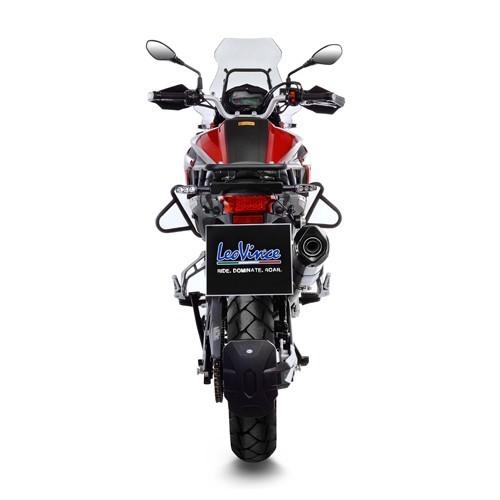 LEOVINCE BENELLI TRK 502 X / 2018 2022 LV ONE Evo INOX silencer EURO 5 14281E