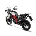 LEOVINCE BMW F 700 GS / F 800 GS / ADVENTURE / 2017 2018 LV ONE Evo INOX BLACK silencer EURO 4 14383EB