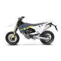 LEOVINCE HUSQVARNA 701 SUPERMOTO / ENDURO / LR / 2017 2020 LV ONE EVO INOX complete line Not Approved 14368E