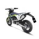 LEOVINCE HUSQVARNA 701 SUPERMOTO / ENDURO / LR / 2017 2020 LV ONE EVO INOX complete line Not Approved 14368E