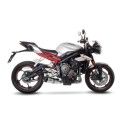 LEOVINCE TRIUMPH STREET TRIPLE 765 S / SA2 / R / R LRH / RS 2017 2022 LV ONE EVO INOX pot échappement NON HOM 14288E