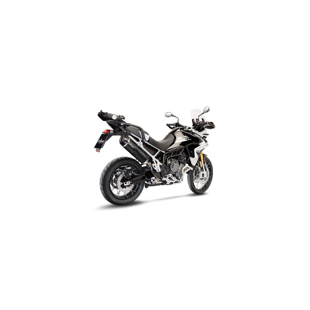 LEOVINCE TRIUMPH TIGER 900 GT/ RALLY / PRO / 2020 2022 LV ONE EVO INOX BLACK pot échappement EURO 5 14352EB