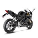 LEOVINCE YAMAHA MT 125 / YZF-R 125 / 2019 2020 LV ONE EVO INOX BLACK complete line Not Approved 14340EB