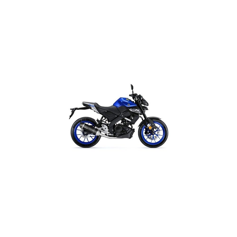 LEOVINCE YAMAHA MT 125 / YZF-R 125 / 2019 2020 LV ONE EVO INOX BLACK complete line Not Approved 14340EB