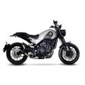 LEOVINCE BENELLI LEONCINO / TRAIL 500 / 2017 2022 LV-10 INOX BLACK silencer exhaust EURO 5 15226B