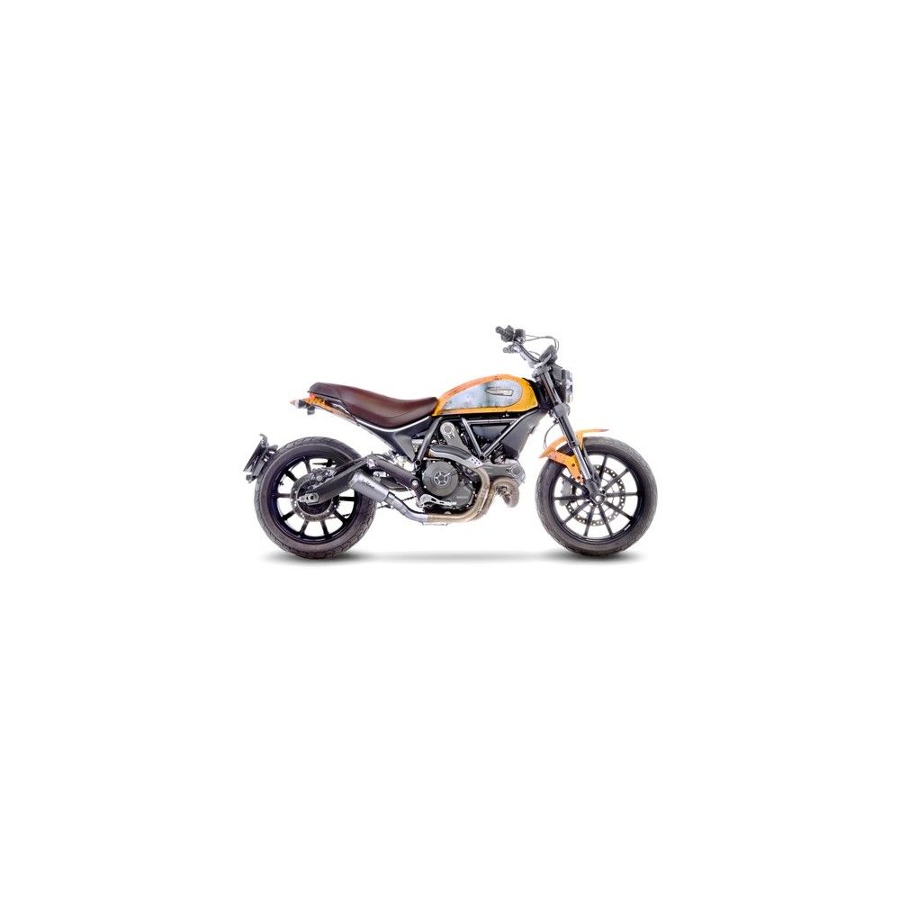 LEOVINCE DUCATI SCRAMBLER 800 / MONSTER 797 / 2015 2020 LV-10 INOX pot échappement NON HOM 15206