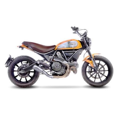 LEOVINCE DUCATI SCRAMBLER 800 / MONSTER 797 / 2015 2020 LV-10 INOX pot échappement NON HOM 15206