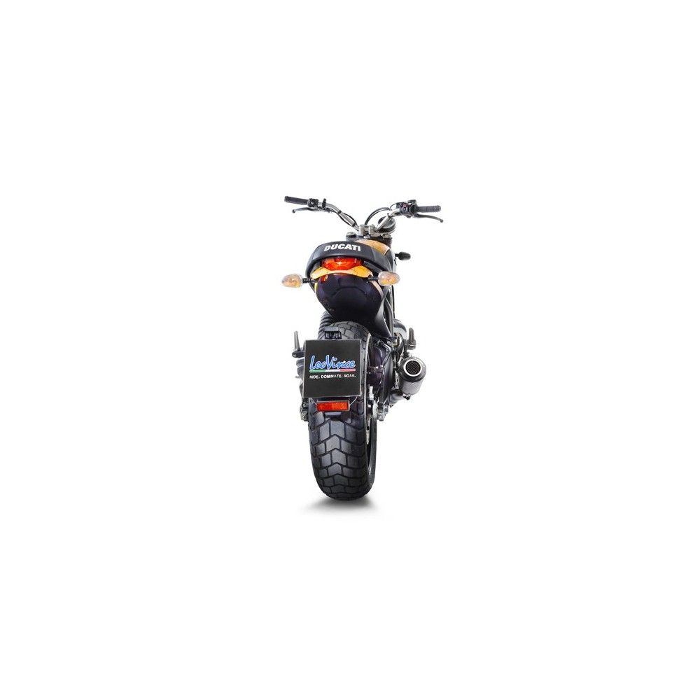 LEOVINCE DUCATI SCRAMBLER 800 / MONSTER 797 / 2015 2020 LV-10 INOX pot échappement NON HOM 15206