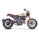 LEOVINCE DUCATI SCRAMBLER 800 / MONSTER 797 / 2015 2020 LV-10 INOX BLACK pot échappement NON HOM 15206B