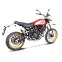 LEOVINCE DUCATI SCRAMBLER 800 DESERT SLED / 2017 2020  LV-10 BLACK  INOX silencer exhaust Not Approved 15202B