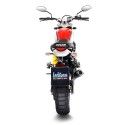 LEOVINCE DUCATI SCRAMBLER 800 DESERT SLED / 2017 2020 LV-10 INOX BLACK pot échappement NON HOM 15202B