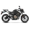 LEOVINCE HONDA CB 500 X / F / CBR 500 R / 2016 2018 LV-10 BLACK INOX silencer exhaust Not Approved 15208B