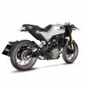 LEOVINCE HUSQVARNA SVARTPILEN 401 / SVARTPILEN 125 / 2020 2022 LV-10 BLACK INOX silencer exhaust Not Approved 15242B