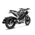 LEOVINCE HUSQVARNA SVARTPILEN 401 / SVARTPILEN 125 / 2020 2022 LV-10 BLACK INOX silencer exhaust Not Approved 15242B