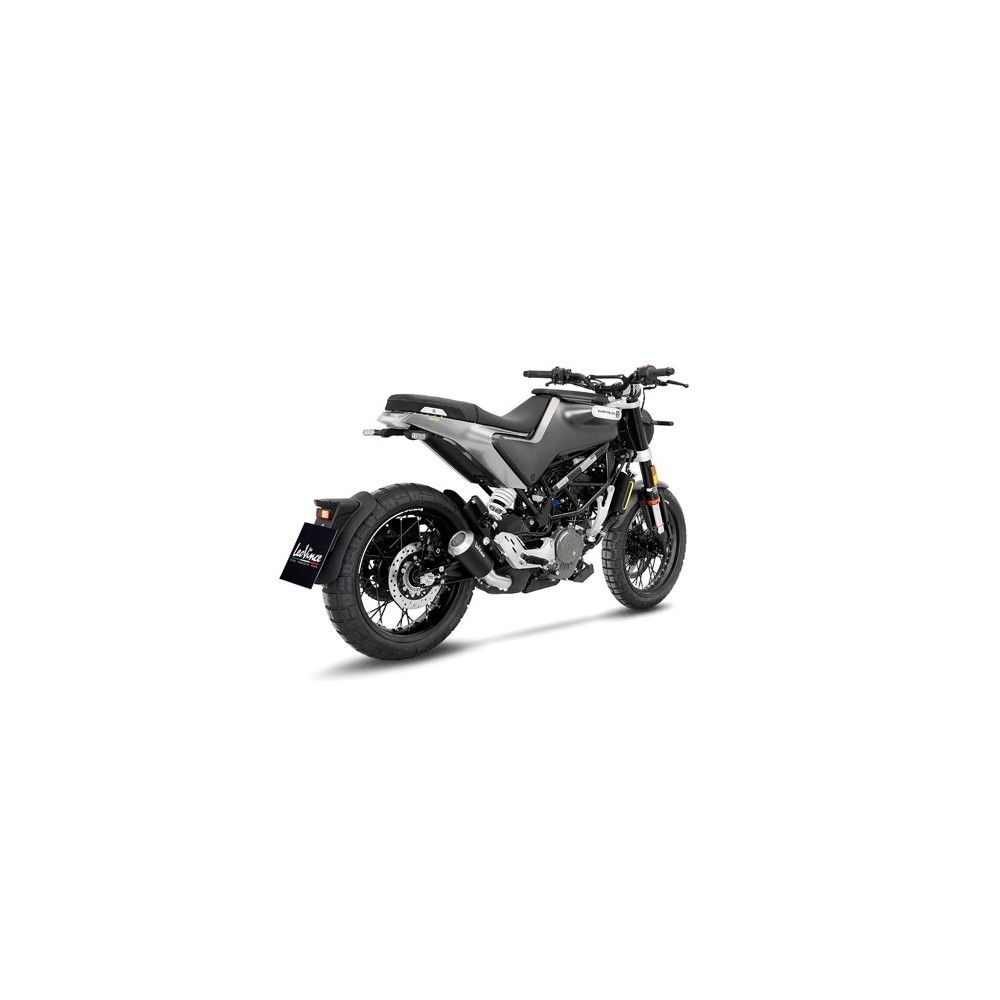 LEOVINCE HUSQVARNA SVARTPILEN 401 / SVARTPILEN 125 / 2020 2022 LV-10 INOX BLACK pot échappement NON HOM 15242B