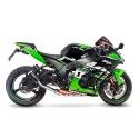 LEOVINCE KAWASAKI ZX-10R NINJA / 2016 2022 LV-10 BLACK INOX silencer exhaust Not Approved 15200B