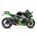 LEOVINCE KAWASAKI ZX-10R NINJA / 2016 2022 LV-10 BLACK INOX silencer exhaust Not Approved 15200B