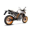 LEOVINCE KTM 790 DUKE / 890 DUKE R / 2018 2022 LV-10 BLACK INOX pot échappement NON HOM 15228B