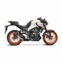 LEOVINCE YAMAHA YZF-R25 / YZF-R3 / MT-03 / MT-25 / 2014 2021 LV-10 INOX BLACK pot échappement NON HOM 15212B