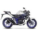 LEOVINCE YAMAHA YZF-R25 / YZF-R3 / MT-03 / MT-25 / 2014 2021 LV-10 INOX BLACK pot échappement NON HOM 15212B