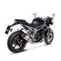 LEOVINCE TRIUMPH SPEED TRIPLE 1050 RS / S / 2018 2019 FACTORY S BLACK INOX silencer exhaust EURO 4 14279S