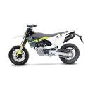 LEOVINCE HUSQVARNA 701 SUPERMOTO / ENDURO/ LR / 2021 2022 NERO INOX exhaust EURO 5 14074K