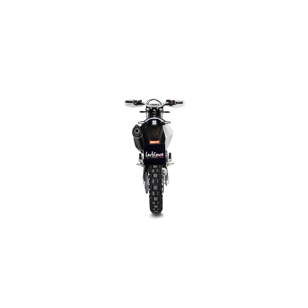 LEOVINCE HUSQVARNA 701 SUPERMOTO / ENDURO/ LR / 2021 2022 NERO INOX complete line EURO 5 14075K