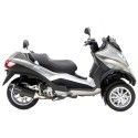 LEOVINCE PIAGGIO MP3 400 /  MP3 500 / 2007 2017 NERO INOX exhaust not approved 14005