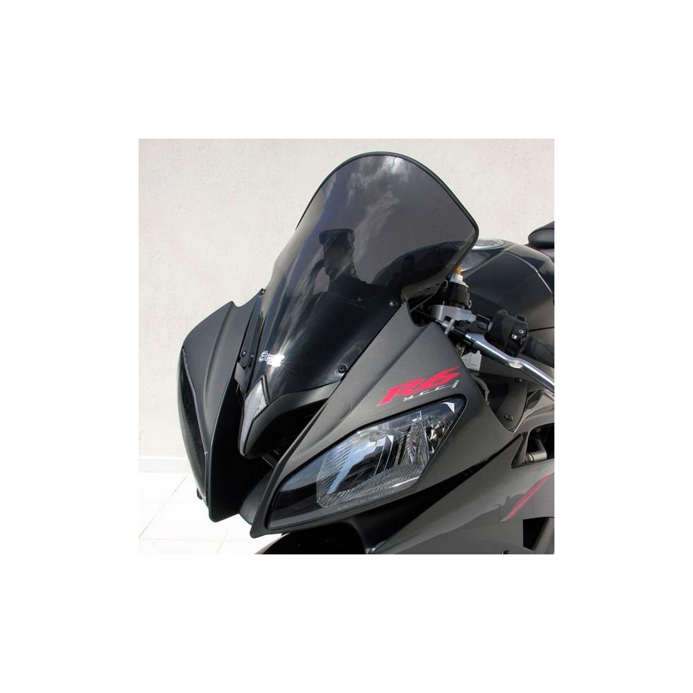 Pare-brise en Iridium noir pour moto, avec boulons, vis et écrou de  fixation, pour Yamaha YZF R6 2017 2018 - Type BLEU CIEL