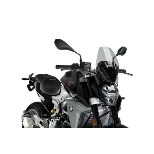 PUIG NEW GENERATION SPORT wind shield (on bmw original support) BMW F 900 R / 2020 2024 ref 20359