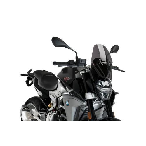 PUIG NEW GENERATION SPORT wind shield (with mounting bracket) stand BMW F 900 R / 2020 2024 ref 20360