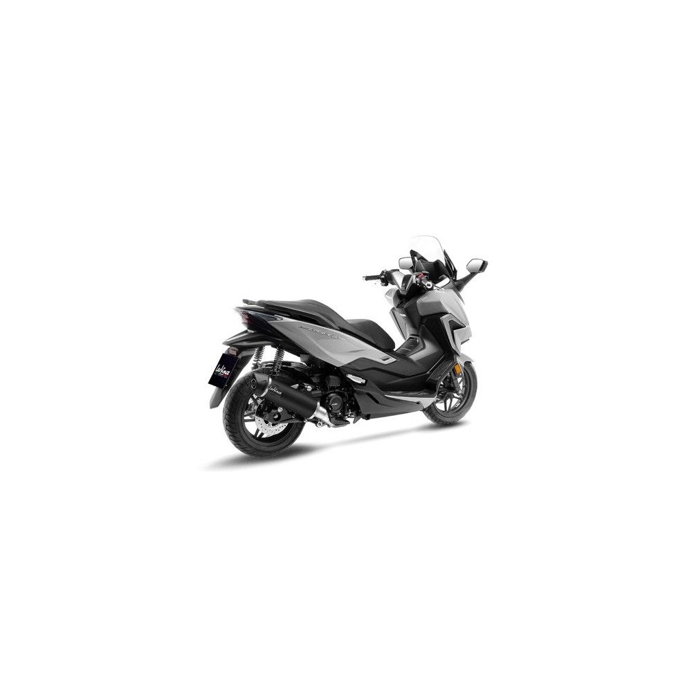 LEOVINCE HONDA FORZA 350 / 2021 2022 NERO INOX pot d'échappement NON HOM 14083