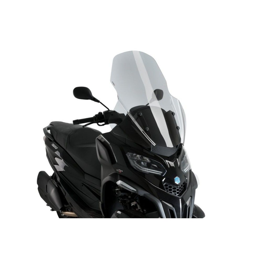 PUIG V-TECH touring windshield PIAGGIO MP3 400 / SPORT / 530 EXCLUSIVE / 2022 2024 ref 21374