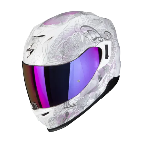 scorpion-casque-integral-exo-520-evo-air-melrose-moto-scooter-blanc-perle-rose